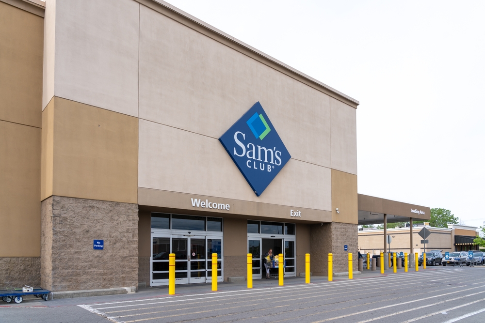 A Sam’s club store is shown in Buffalo, NY, USA (Shutterstock)